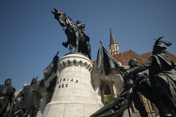 Matei Corvin Statue,Cluj-Napoca, Romania
