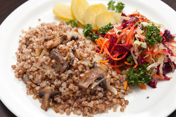 buckwheat with vegetables