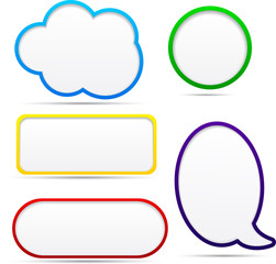 Option speech bubbles.