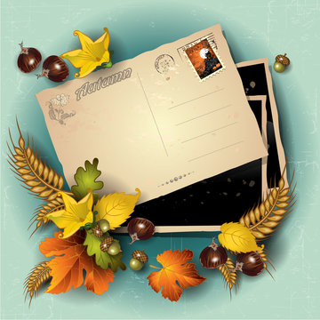 Autumn postcard