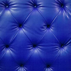 Fotobehang Close-up blauw luxe dichtgeknoopt zwart leer © 2nix