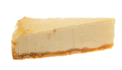 Cheesecake isolated on white background