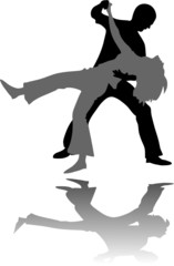 dancing couple