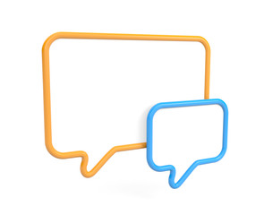 Naklejka premium Speech bubbles