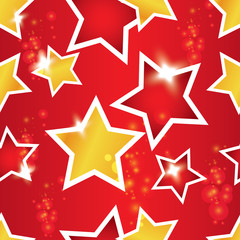vector seamless pattern with the stars