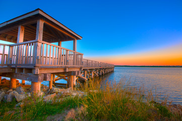 Obraz premium Fishing Pier