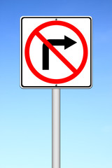 go ahead the way ,forward sign