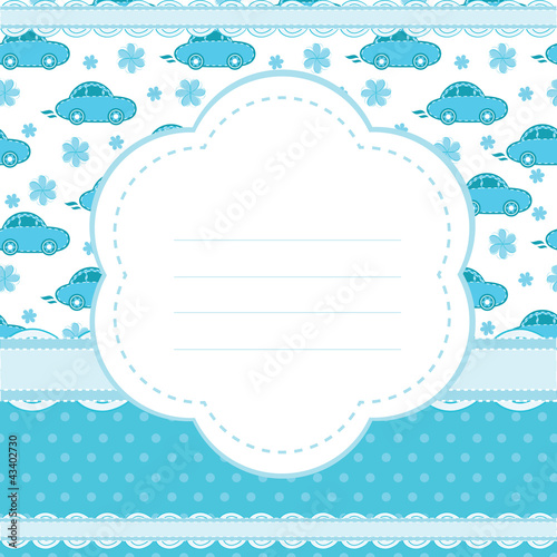 "vector background for a baby boy" Stock image and royalty 