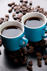 Espresso coffee, studio shot