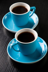 Still life: freshly made espresso