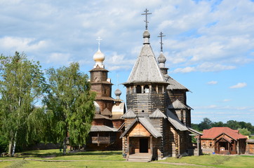 Музей деревянного зодчества в Суздале.