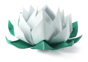 Photo sur Plexiglas fleur de lotus lotus origami