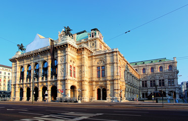 Fototapeta na wymiar Vienna State Opera House (Staatsoper), Austria