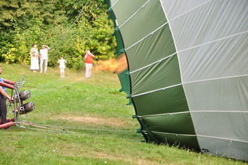 Ballonfahren in Bayern, DE, Sep. 2011