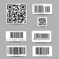 Set of barcode labels