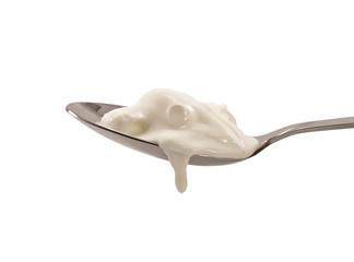 Spoon sour cream