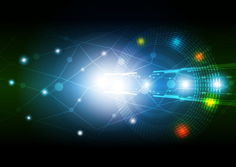 network technology background design