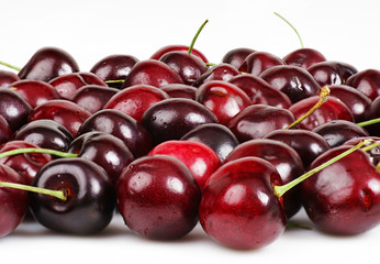 Stacked macro cherry background