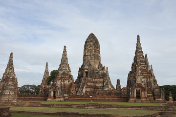 Fototapeta na wymiar Wat Chaiwattanaramn, Ayutthaya, Tajlandia