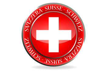 Obraz premium Bottone Svizzera