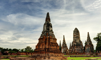 Fototapeta premium Wat Chaiwattanaramn, Ayutthaya, Thailand