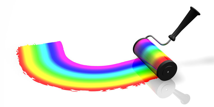 Farbroller Regenbogen H2