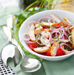 Chicken and Tomato Salad