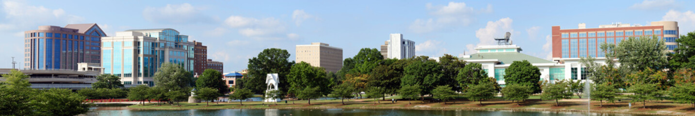 Fototapeta na wymiar Panoramiczny miasta Huntsville, Alabama