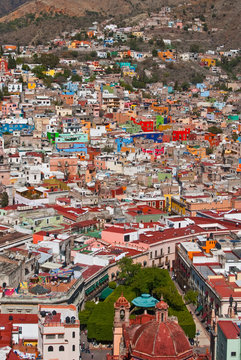 Vivid colors of Guanajuato Mexico