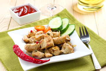 Roasted meat