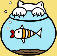 Katze & Fisch
