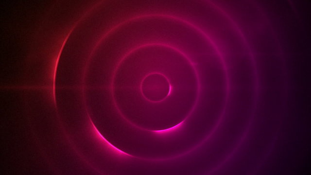 Tunnel of pink and red