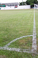 Obraz premium Line a football field.