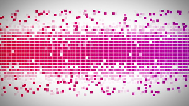 Red and pink squares moving fast