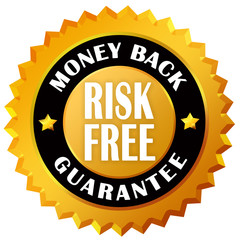 Money back guarantee seal