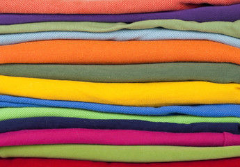 Colorful clothes background