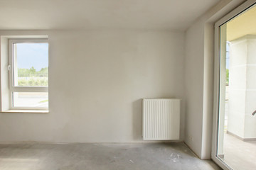 New construction, room interior