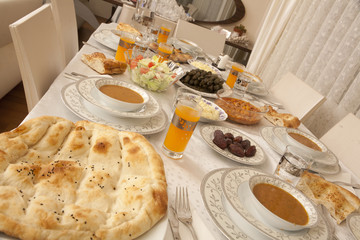 Ramadan dining table