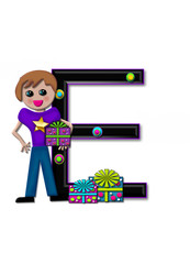 Alphabet Birthday Boxes E