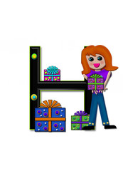 Alphabet Birthday Boxes H