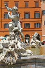 Fontana del Nettuno, Piazza Navona, Roma V