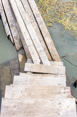 Obraz premium Old Wooden bridge