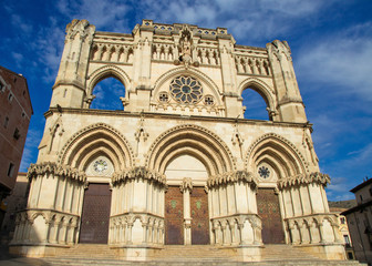 Fototapeta na wymiar Cathedral of Cuenca in Castille La Mancha, Spain.