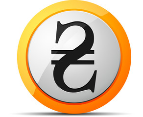 Ukrainian Hrivna button