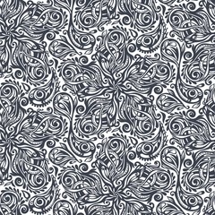 Seamless ornate floral pattern