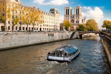 Fototapeta premium Notre Dame cathedral, Paris, France
