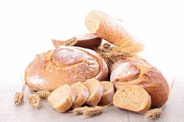 composition of assortment of bread