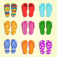 set of vector flip flops