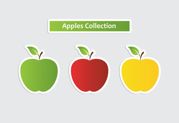 apple sticker collection
