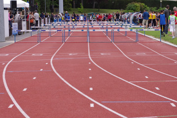 Fototapeta premium Piste d'athlétisme